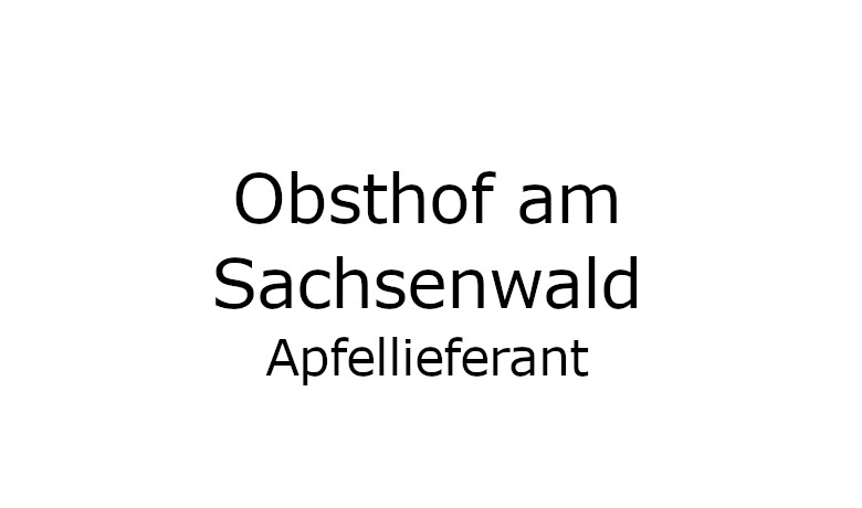 EDEKA Weber Büchen Regionaler Partner Logo Obsthof am Sachsenwald Apfellieferant